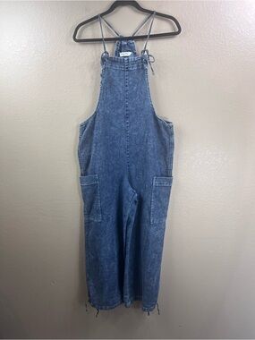 Vanilla Star Blue Denim Overalls Jumpsuit